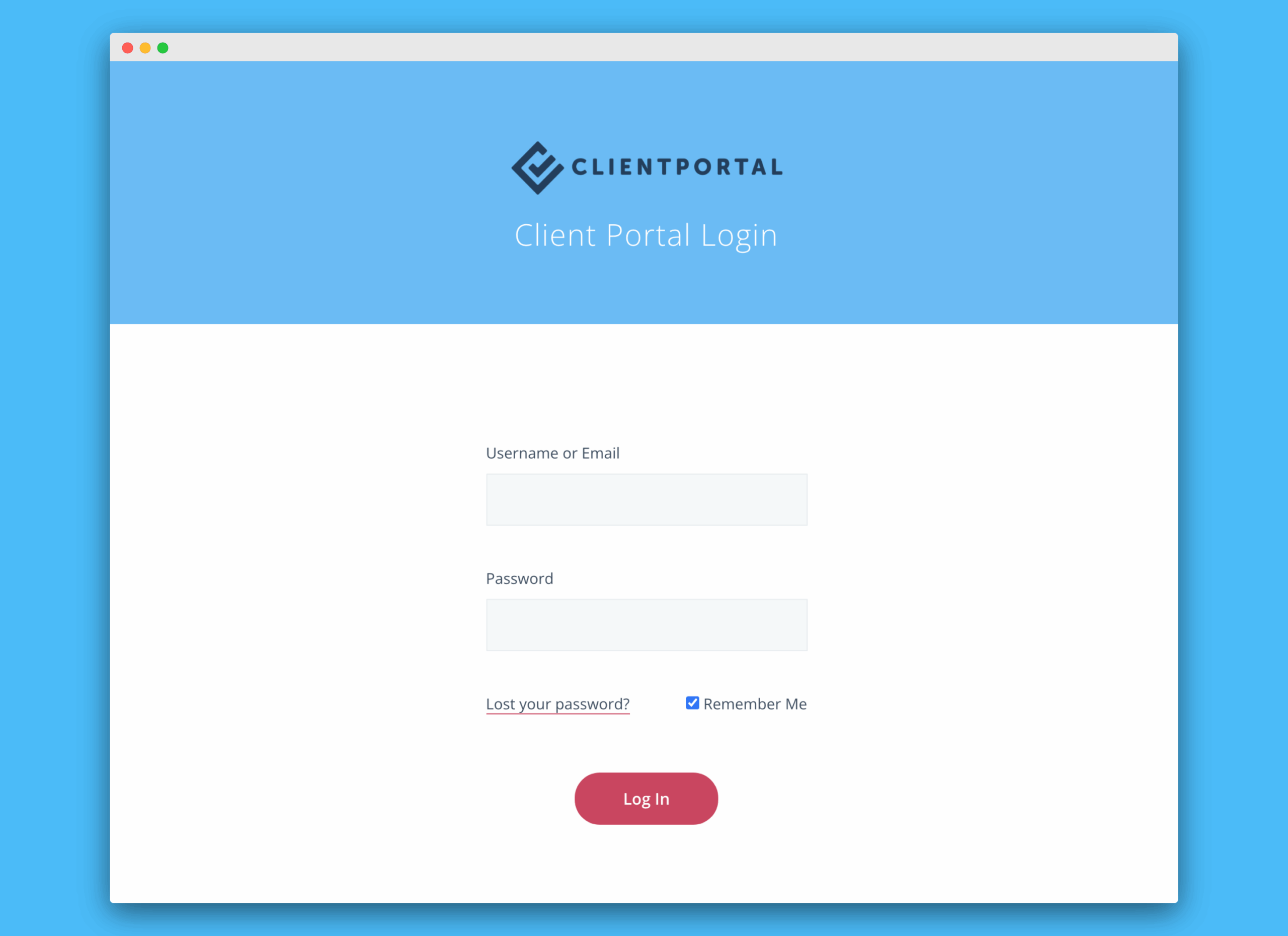 Support Documentation Client Portal