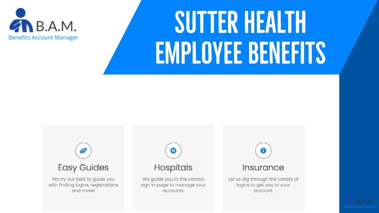Sutter Health Employee Benefits Login EHR Benefits Sutter Health Mybenefits ehr YouTube Sutter Health Employee Benefits Login EHR Benefits Sutter Health Mybenefits ehr YouTube