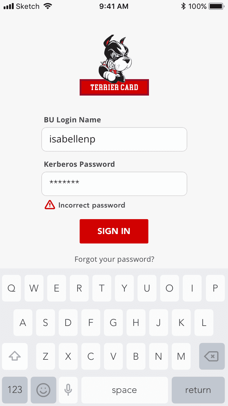 bu student login