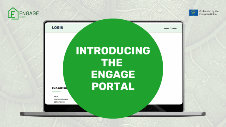 The ENGAGE Portal ENGAGE4ESG