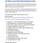 The Wave Loves Talent Stop Employee Login pdf DocDroid