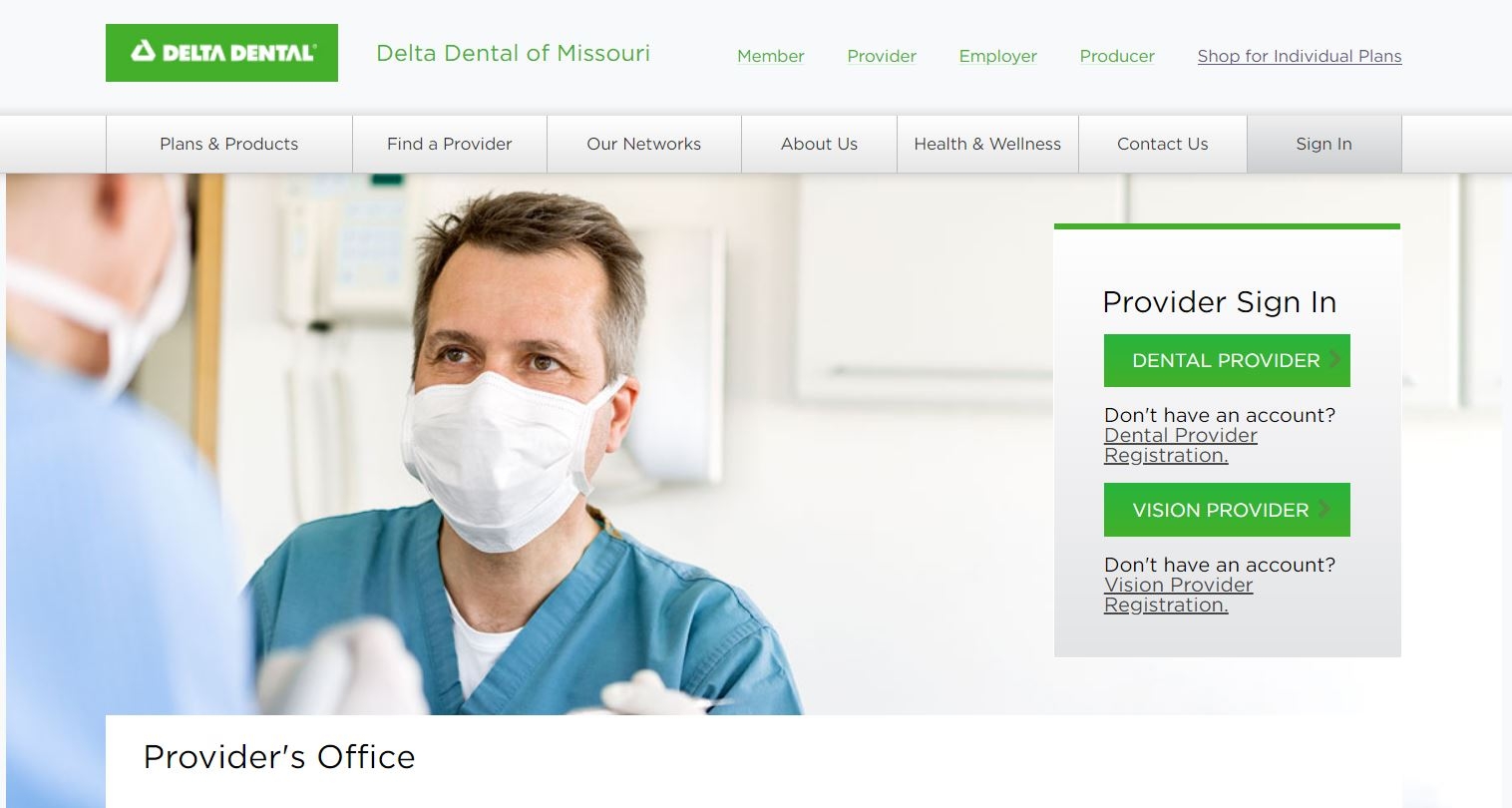delta of mo provider login
