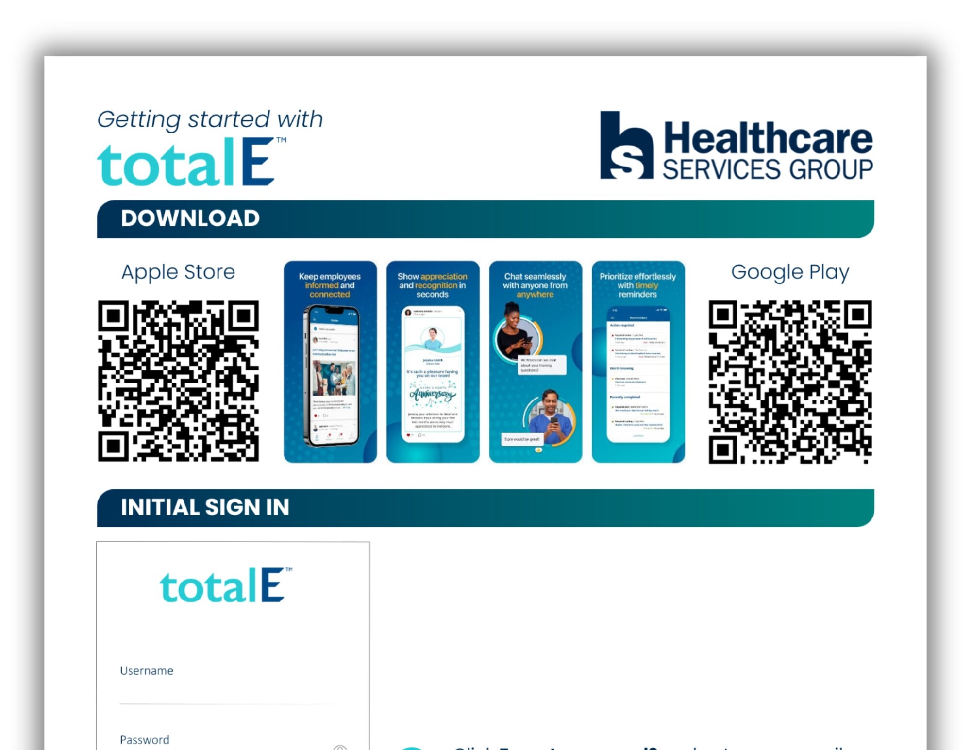 TotalE Healthcare Services Group Inc 