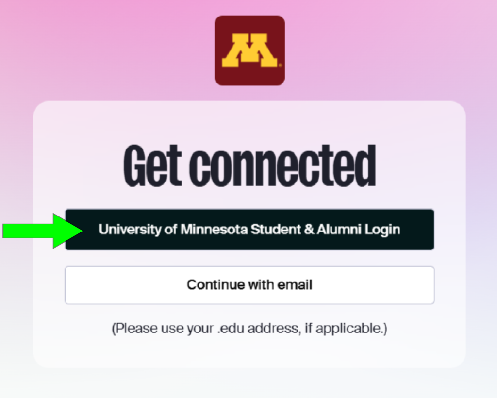 Trouble Logging In To Handshake Career Services Administration University Of Minnesota