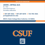University Stationery CSUF Brand