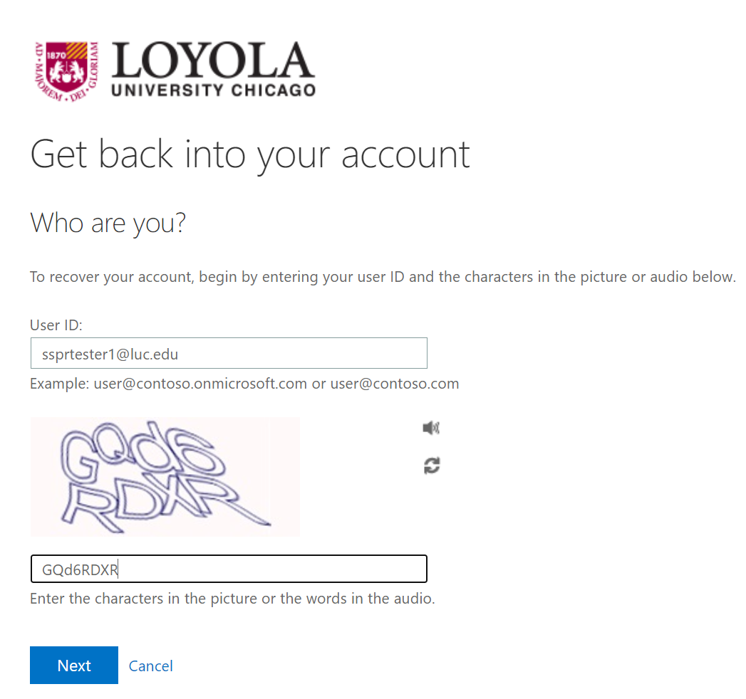 Unlock Account Information Technology Services ITS Loyola University Chicago Unlock Account Information Technology Services ITS Loyola University Chicago