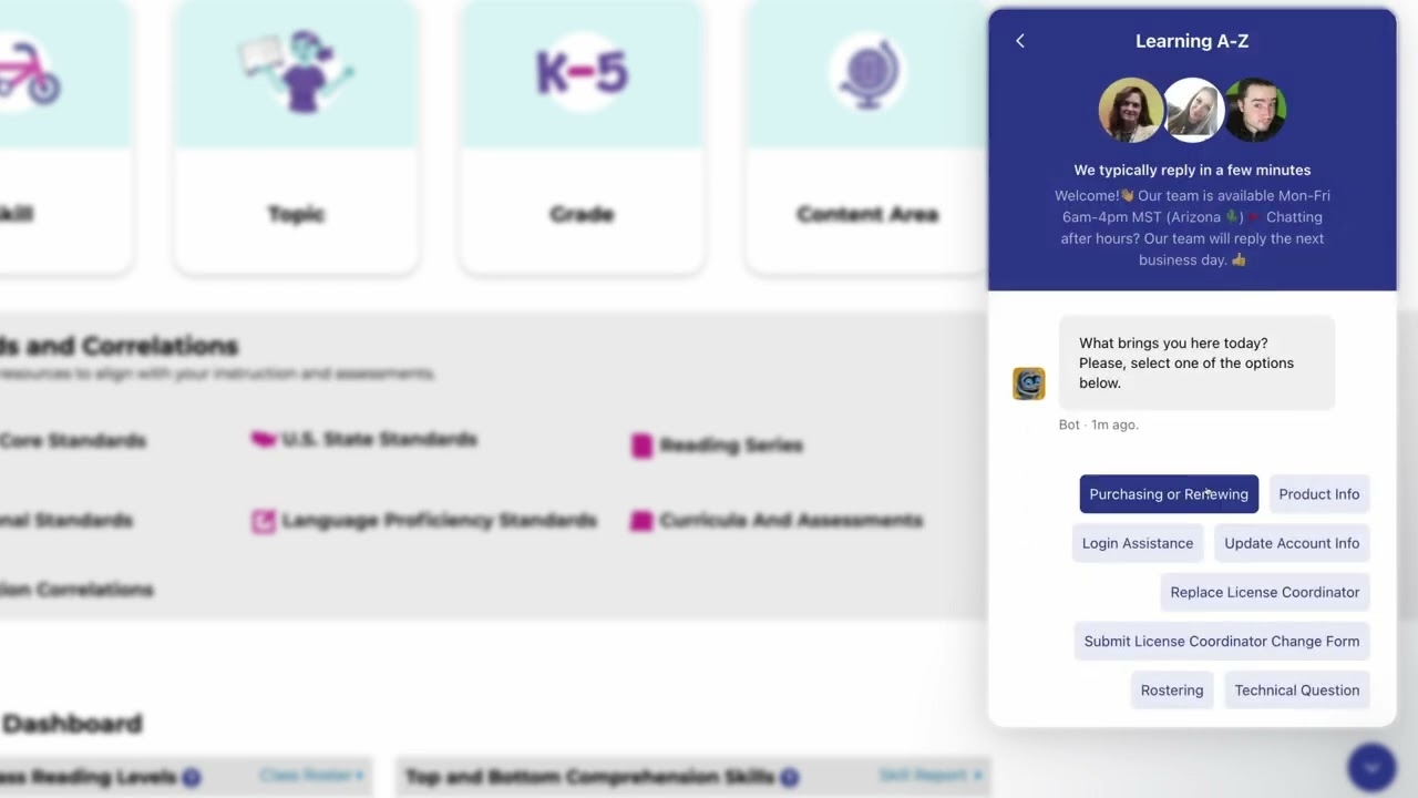 learning a-z student login