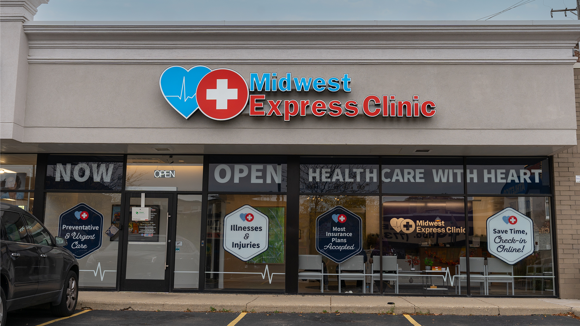midwest express clinic login