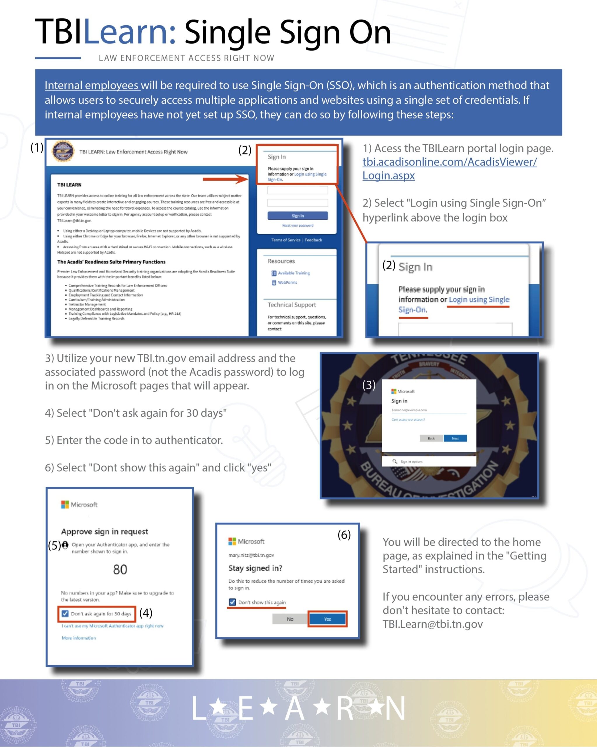 User Guide TBI LEARN