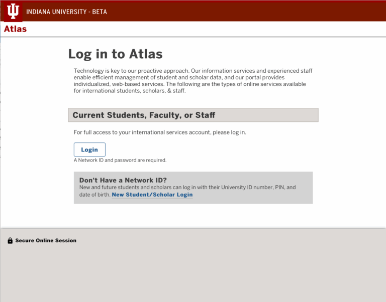 Using ATLAS Office Of International Services Indiana University