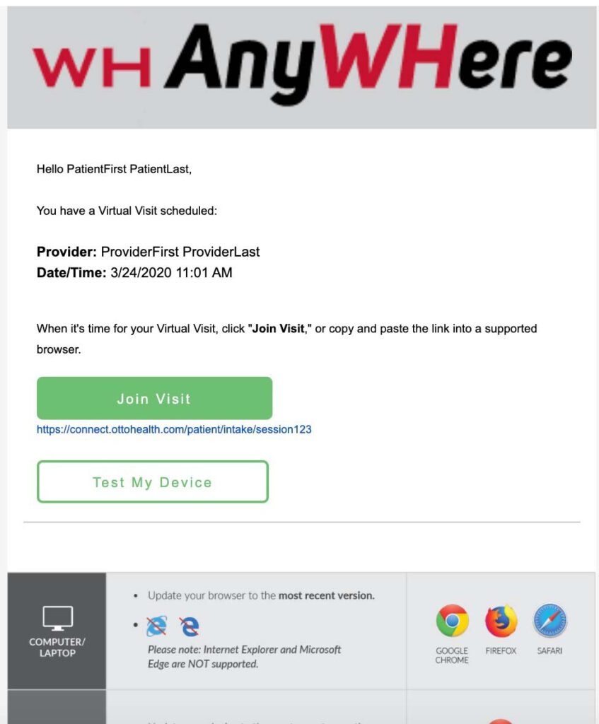 wilmington health patient portal login