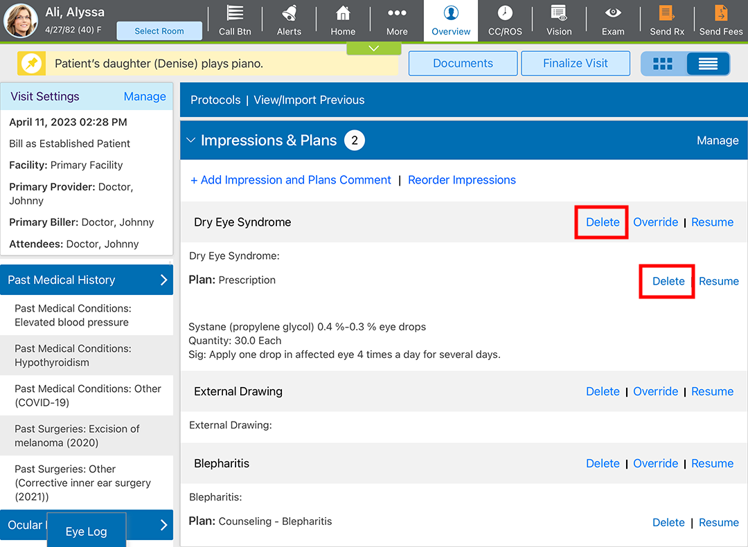 eyefinity provider login